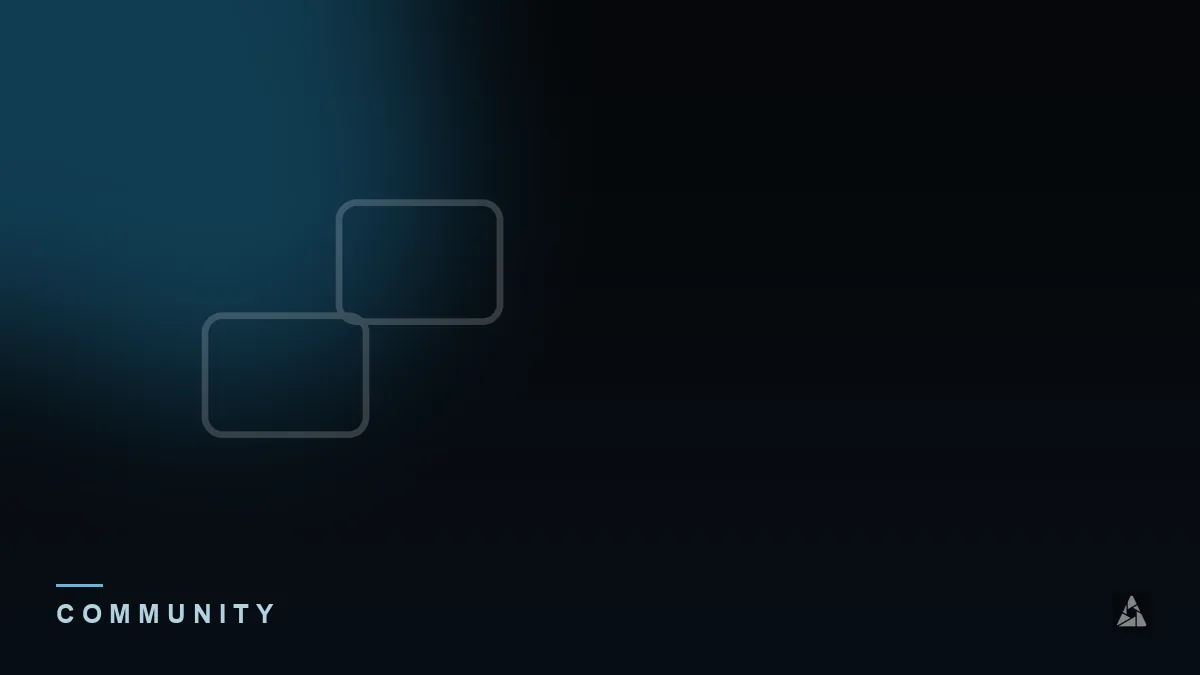 Dark abstract banner with overlapping chat bubble icons, illustrating the topic of “Understanding IPTV Reddit”